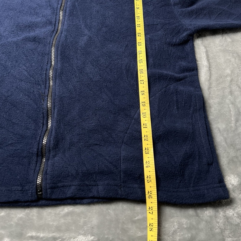Girl Scouts Jacket Women Size XL Navy Blue Fleece Full Zip Vintage Made In USA - Picture 5 of 6